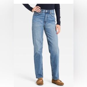 Women's Highest-Rise Vintage Straight Jeans Universal Thread Vintage Medium Wash